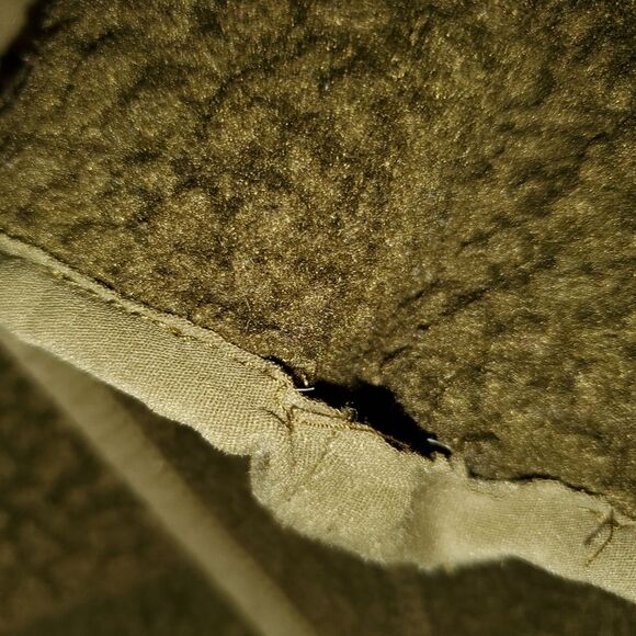 PATAGONIA Retro Pile Fleece Green Brown Half Zip Pullover - Picture 13 of 13